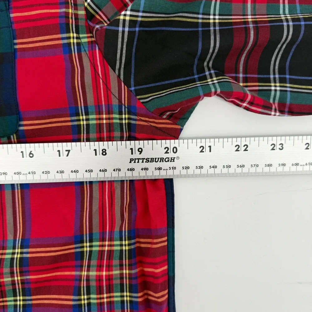 Polo Ralph Lauren‎ Classic Christmas Plaid Button Down Shirt Kids Size XL 18 20